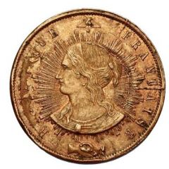 10 Centimes pattern by Pillard, reverse of Montagny