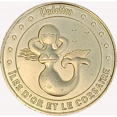 Jeton touristique - Monnaie de Paris - Îles d`Or et Le Corsaire Vedettes