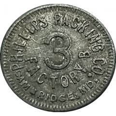 Token - Phillips Packing Co. 3, Cambridge, Maryland