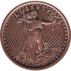 1 oz Copper Standing Liberty