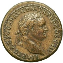 Sestertius - Titus S C, Spes