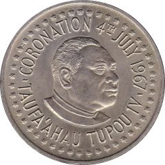 50 Seniti - Taufa`ahau Tupou IV Coronation