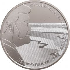 5 Euros - Willem-Alexander KNRM, silver plated copper