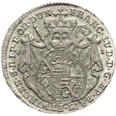 3 Kreuzers - Francis Louis of Erthal Death