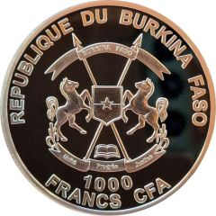1000 Francs CFA H.M.S. Euryalus