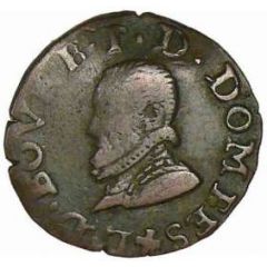Denier Tournois - Louis II 2nd type