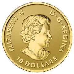 10 Dollars - Elizabeth II Fractional GML, 1⁄4 oz