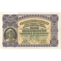 1000 Francs 2nd series, type 3