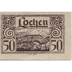 50 Heller Lochen