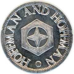 1 oz Silver Round - Hoffman & Hoffman Star Logo