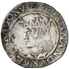 1 Real - Ferdinandus II five pointed crown