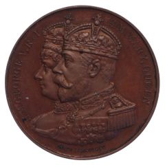 Medal - George V Coronation, Saffron Walden, bronze