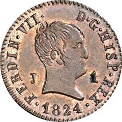 1 Maravedi - Fernando VII Jubia mint