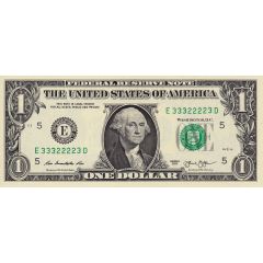 1 Dollar Federal Reserve Note