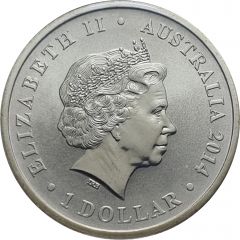 1 Dollar - Elizabeth II 4th Portrait - Banjo Patterson 150 Years