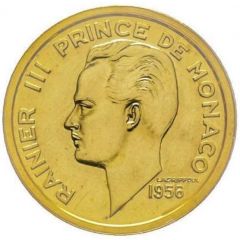 100 Francs - Rainier III Piedfort Essai