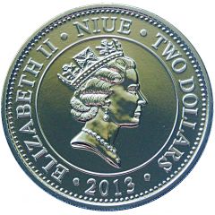 2 Dollars - Elizabeth II Coronation Jubilee
