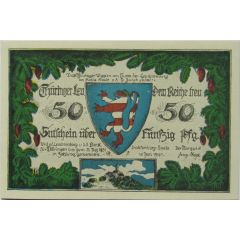50 Pfennig Leuchtenburg - Issue 3F: Burg Ranis
