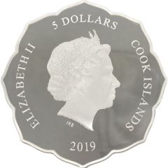 5 Dollars - Elizabeth II Japanese Emperor`s Coronation