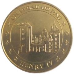 Monnaie de Paris Tourist Token - Château de Pau Henry IV