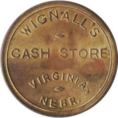 1 Dollar - Wignall`s Cash Store Virginia, Nebraska