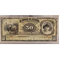 50 Pesos El Banco de Sonora