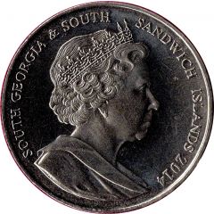 2 Pounds - Elizabeth II Centenary of the Imperial Trans-Atlantic Expedtion