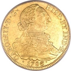 8 Escudos - Carlos III
