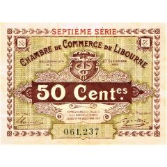 50 Centimes - Chambre de Commerce de Libourne 33