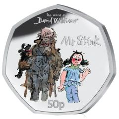 50 Pence - Elizabeth II Mr Stink, Silver Proof