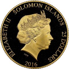 25 Dollars - Elizabeth II Lady Liberty