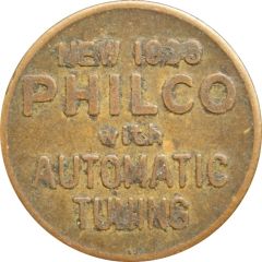 Token - Philco Automatic Tuning Anniversary