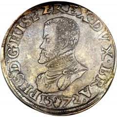 1 Daalder - Philip II Bust left, PHS