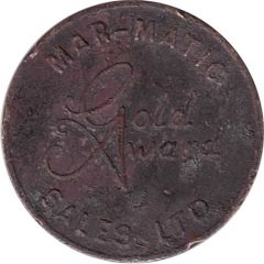 Token - Mar-Matic Gold Award Sales ltd