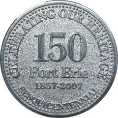 Medal Fort Erie Sesquicentennial / Canadian Niagara Power Centennial