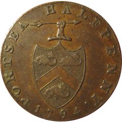1/2 Penny Hampshire - Portsea / G. Sargeant