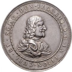 Medal - Jacob Kettler To the gained colony in The Gambia