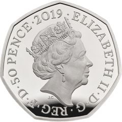 50 Pence - Elizabeth II The Snowman, Silver Proof