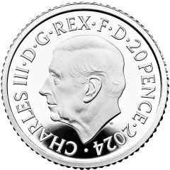 20 Pence - Charles III 1/10 oz Fine Silver