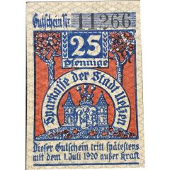 25 Pfennig Sparkasse