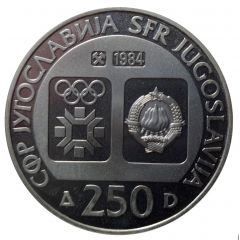 250 Dinara Winter Olympics 1984 - Head of Tito