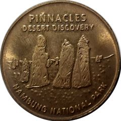 Medal - WA - Pinnacles Desert Discovery Tourist Souvenir