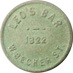 2 1/2 Cents - Leo`s Bar Milwaukee, Wisconsin