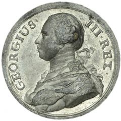 Medal - George III Accession, Kirk, white metal