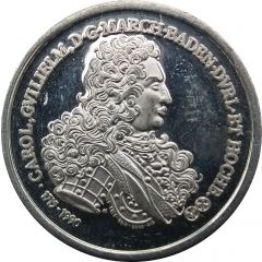 Karl Wilhelm von Baden Volksbank and Raiffaisen Bank jubiläumsprägung