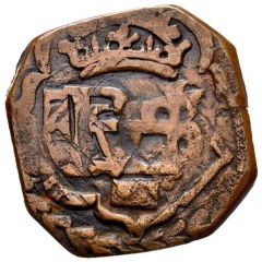 4 Maravedis - Felipe IV countermark