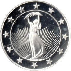 Token - 25 Countries of the European Union Liberty Statue