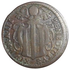 1 Quattrino - Benedict XIV St. Paul