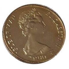 1 Crown - Elizabeth II Sir Francis Chichester, Gold Proof 9ct