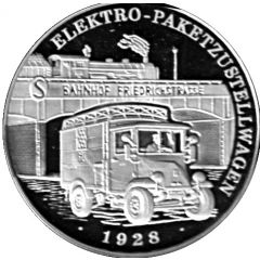 Token - Deutsche Post Elektro-Zustellwagen